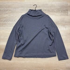 Lululemon Wool Principal Dancer Turtleneck Sweater Women’s 10‎ Color Gray